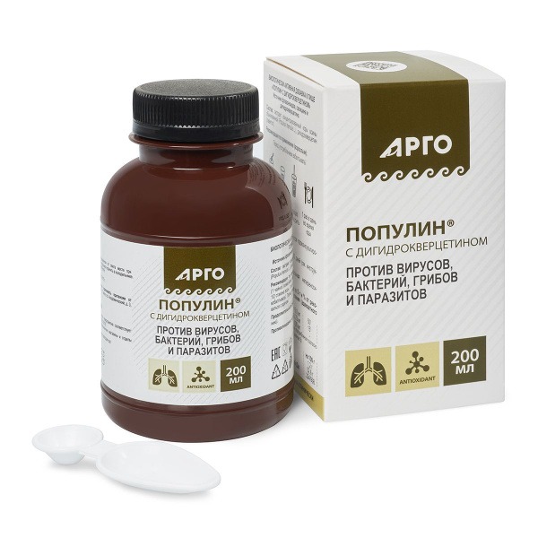 Populin with Dihydroquercetin (200ml) - Biolit ARGO