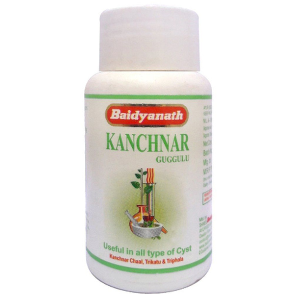 Baidyanath Kanchnar Guggulu: Blood Purifier, Cholesterol & WBC Support (80 Tablets)
