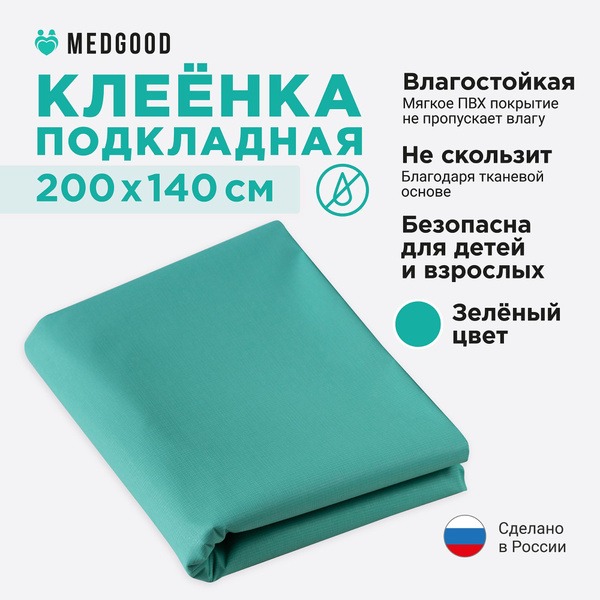 Waterproof PVC Underpad for Kids, Adults & Incontinent Care - 140x200cm