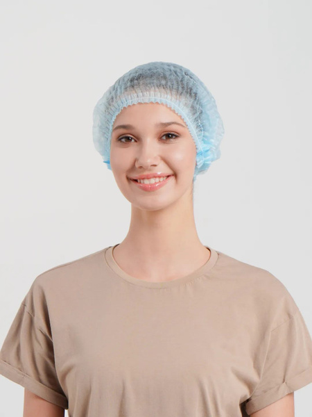Disposable "Charlotte" Bouffant Cap - 100 Count