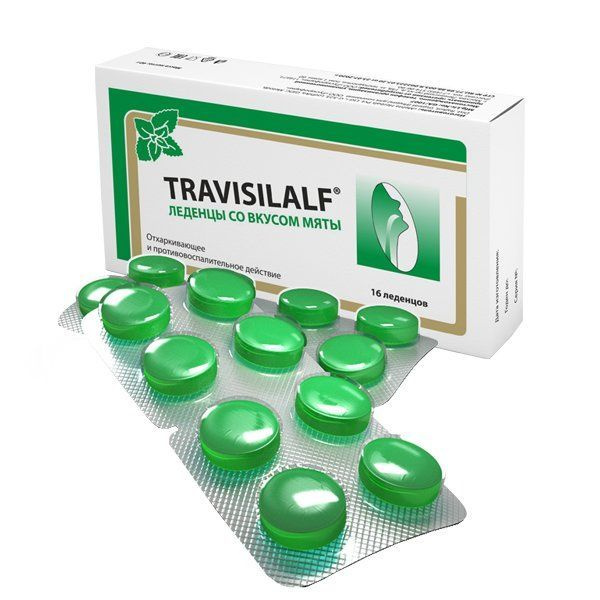 Travisilalf Mint Lozenges (16 x 2.5g) - Dietary Supplement