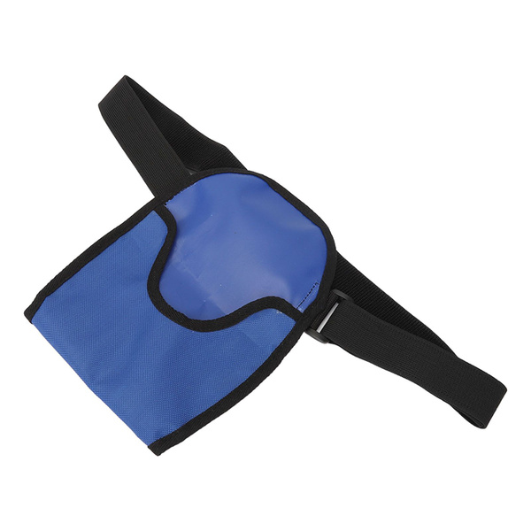 Oxford Fabric Stoma Bag with Adjustable Elastic Belt - Durable & Blue
