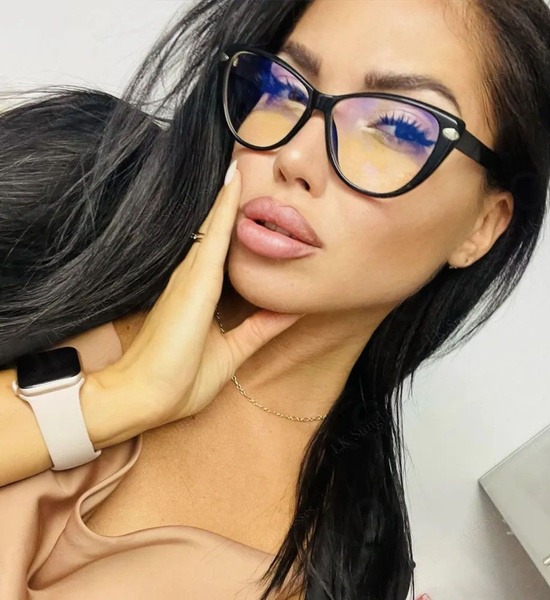 Stylish Clear Computer Glasses for Women