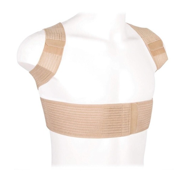 KK-04 Beige Posture Corrector Brace (Size L) - Back Support & Pain Relief