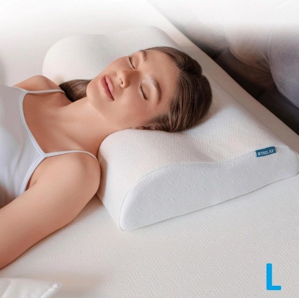 Respecta P05 Trelax Orthopedic Pillow with Memory Foam (60x38cm, L)