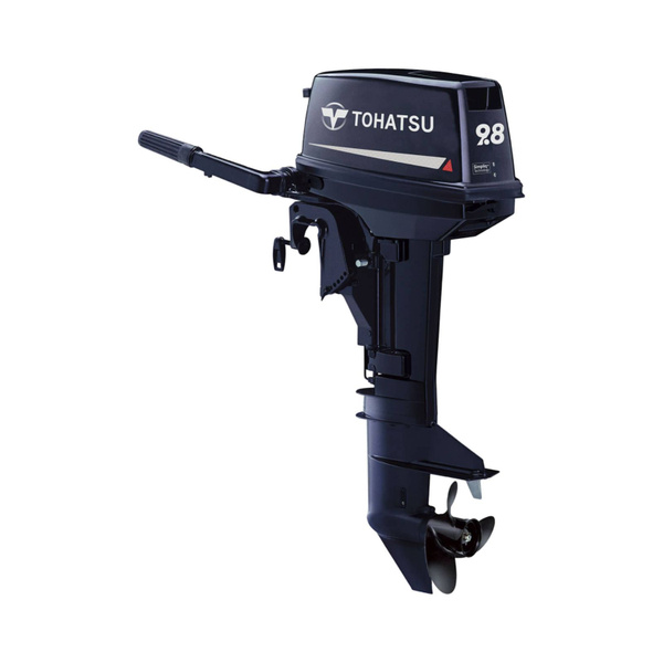 Outboard Motor 9.8 HP 2-Stroke Gasoline Engine with 12L Fuel Tank