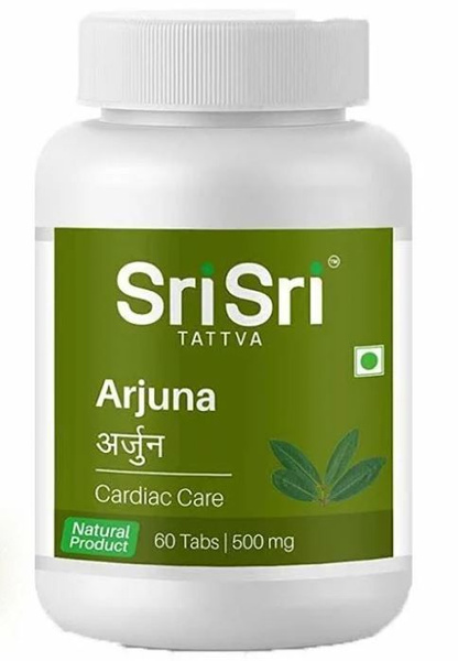 Sri Sri Arjuna Heart Tonic: Blood Quality & Bleeding Support (60 Tablets)