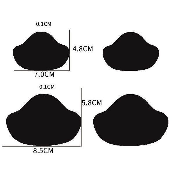 Heel Grips & Cushions: 4-Pack Shoe Inserts for Blister Prevention & Comfort