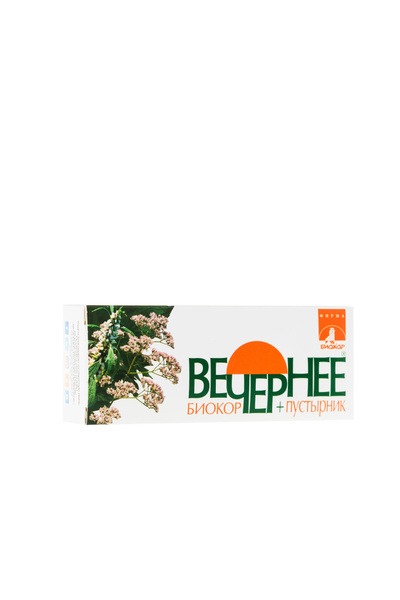 Biocor Evening Valerian & Motherwort Tablets - Natural Sleep Aid & Calming Supplement