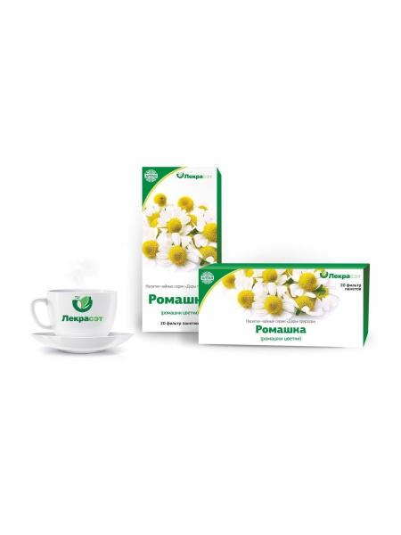 Chamomile Flowers, Lekraset 20 Filter Bags
