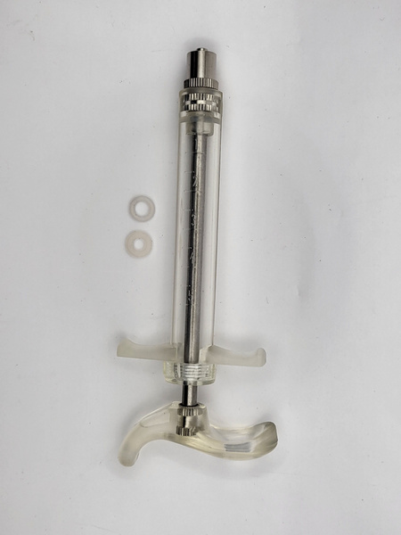 Nylon Syringe with Finger Rest, 5ml, Luer Lock