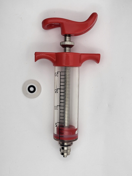 20ml Luer-Lock Reusable Nylon Syringe with Finger Rest