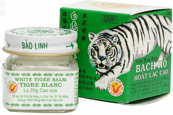 White Tiger Balm: Powerful Pain Relief from Head to Toe (20g)