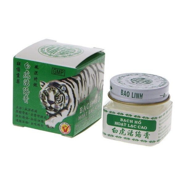 White Tiger Balm for Muscle, Joint & Headache Pain (20g)