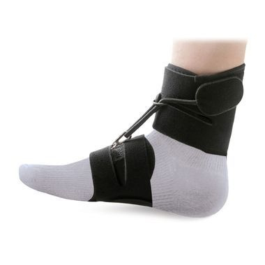 Ankle Support Brace with Stop-Motion Feature
