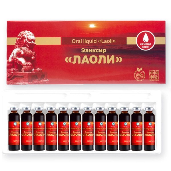 Li West's Lao Li Elixir: Blood Cell Support, Heart, Vision & Tinnitus Relief