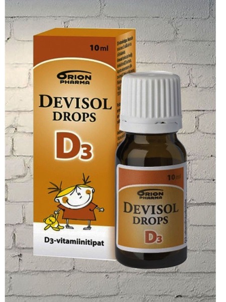 Vitamin D3 Drops for Babies & Children: Devisol