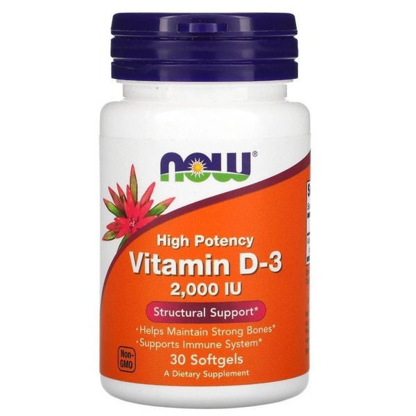NOW Foods Vitamin D3 260 mcg (30 Softgels)