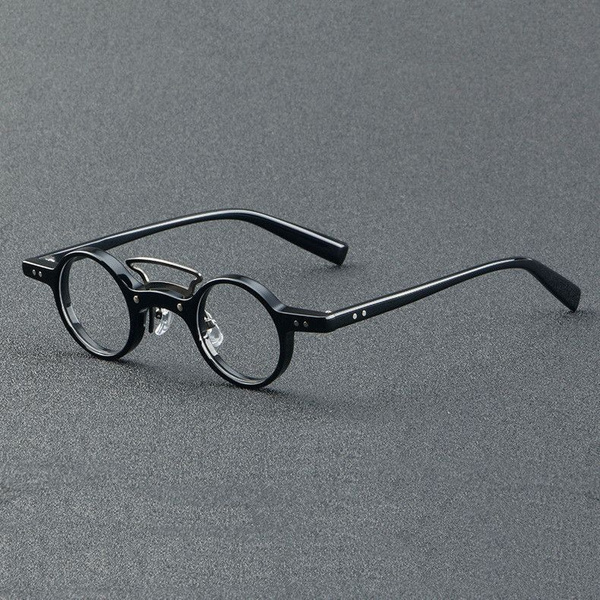 Vintage Round Acetate Men's Sunglasses (Women's Frame Style)