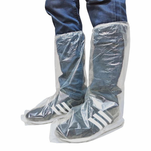 High-Quality Disposable Shoe Covers (Pair), 50 Micron, 50cm Tall