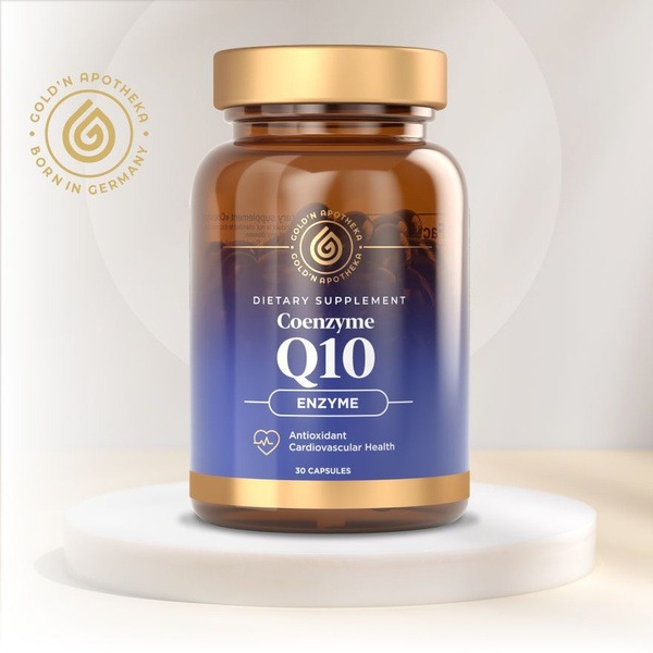 CoQ10 & Vitamin E Capsules for Heart & Skin Health - 60mg, 30 Count