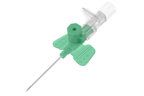 B.Braun Vasofix Certo G18 Butterfly IV Catheter (1.3x45mm) with Injection Port - Single Use