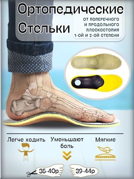 Orthotic Insoles for Sports Shoes: Arch Support & Pain Relief for Men & Women