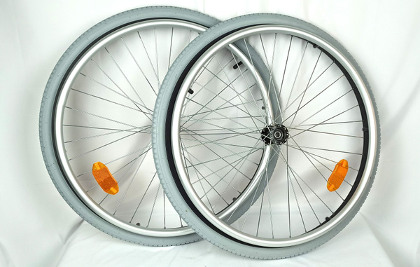 Lightweight 24" Rear Inflatable Wheel (Pair) for Ottobock Start