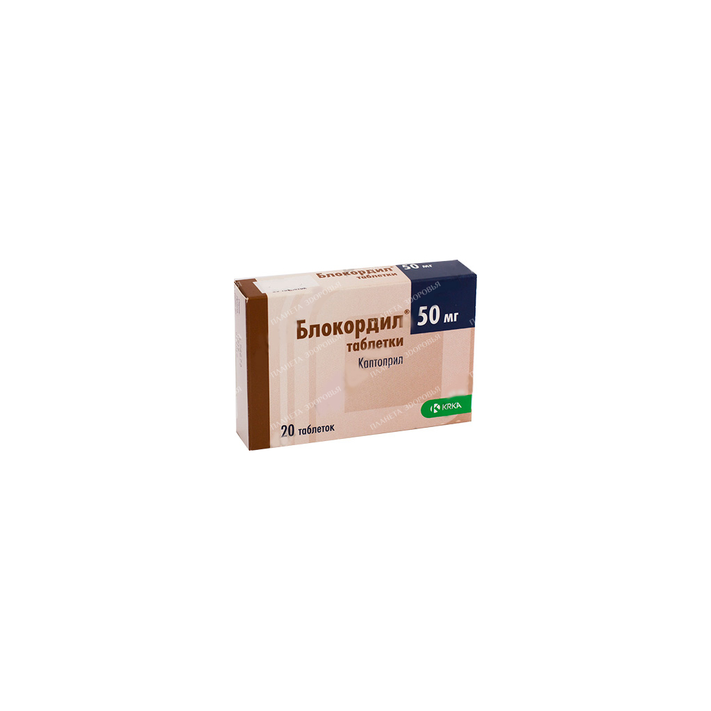 Blokordil tablets 25mg №10x2