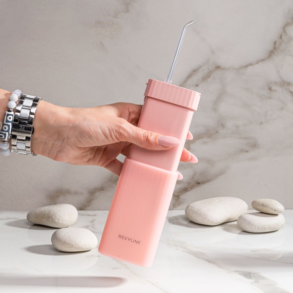 Revyline RL410 Pink Portable Water Flosser – Travel-Sized Oral Irrigator
