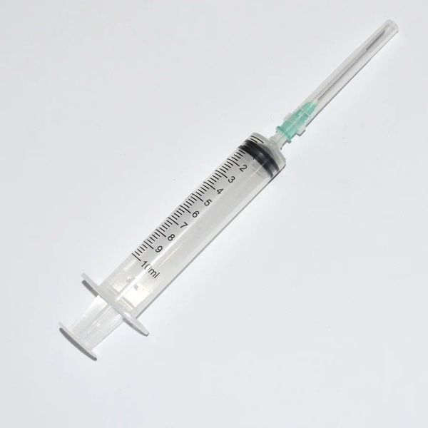 10ml Sterile 3-Part Luer-Lok Syringe with Standard Needle (Single-Use)