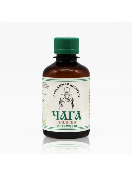 Chaga Hemorrhoid Elixir: 200ml Caucasian Healer (Bizaruk)