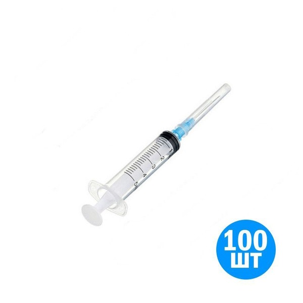 5ml Injection Syringe Packaging (100 Units)