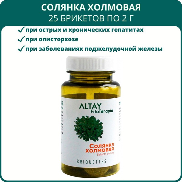 Holmovaya Solyanka Liver Support: 25 x 2g Tablets for Hepatitis, Cholecystitis & Detox