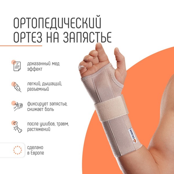 ORLIMAN Wrist Brace - Spain MF-60 Right S/1:  Immobilizing Orthopedic Support