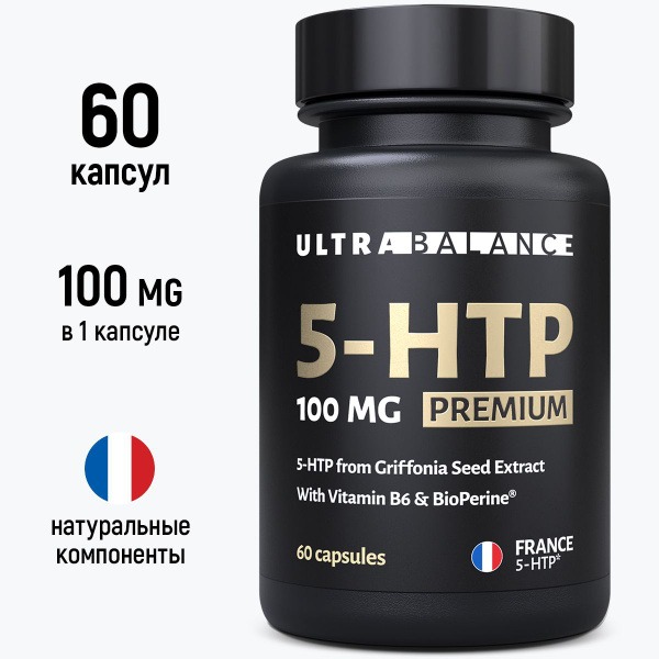 UltraBalance 5-HTP: Mood & Sleep Support Supplement (60 Capsules)