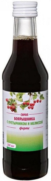 Hawthorn, Motherwort & Lemon Balm Syrup Forte - Bioinventica 250ml