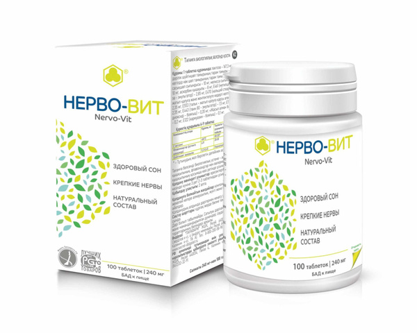 Nervo-Vit Parafarm Tablets (100 x 0.24g)