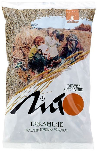 Crispy Rye Bran Cereal with Calcium, 200g