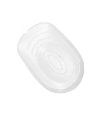 Silicone Heel Cups (9x5.5cm, 0.1-0.5cm Thick, Adhesive Backing) - 2 Pack