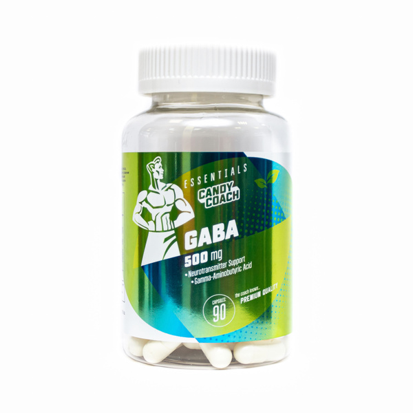 GABA 500mg Capsules: 90 Count Supplement