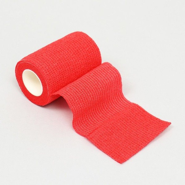 Self-Adherent Bandage, 7.5cm x 4.5m, Red