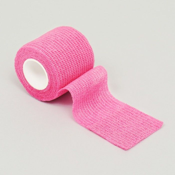 Self-Adherent Bandage, 5cm x 4.5m, Pink