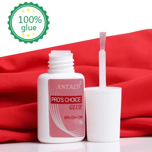 Nail Glue with Brush for Tips, False Nails & Rhinestones