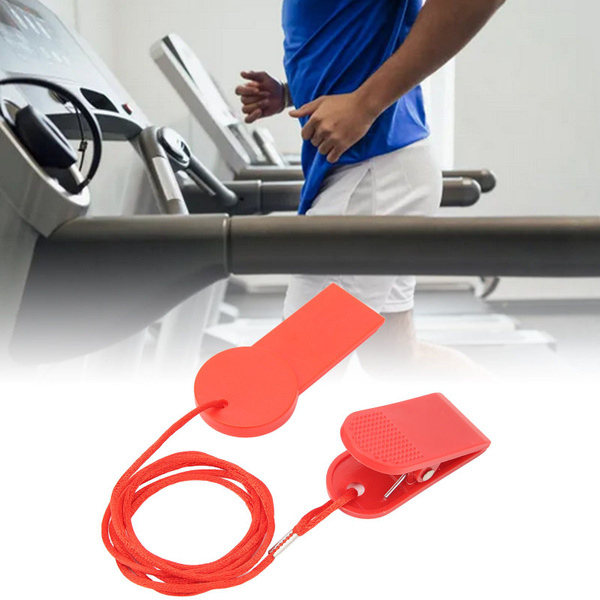Treadmill Safety Key, Red Rectangular 28x43cm, Fitness Accessory