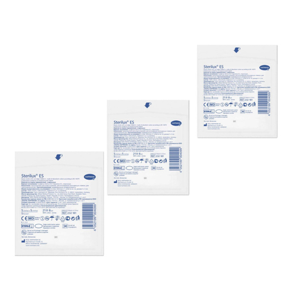 Hartmann Sterile Gauze Swabs Sterilux ES - 5x5cm (5/pack, 3 packs)