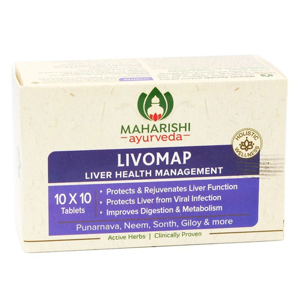 Maharishi Liver Support: 100 Tablets for Hepatitis & Cirrhosis