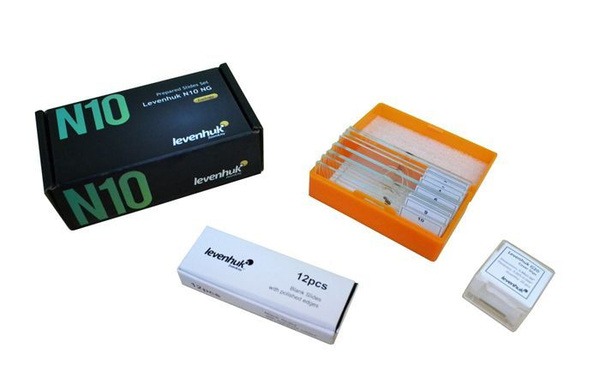 Levenhuk N10 NG Prepared Microscope Slides Set