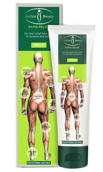 Aichun Beauty Disaar Rapid Relief Joint & Muscle Pain Relief Cream (Cooling Green) - 100g