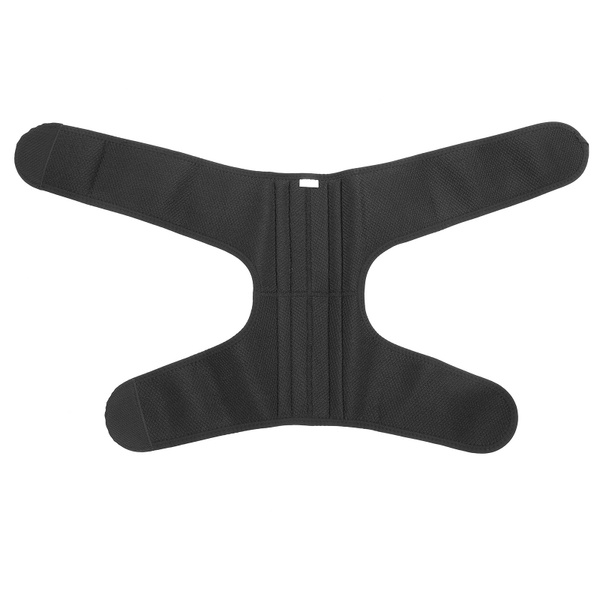 Adjustable Thigh Brace & Groin Support for Sciatica Pain Relief (Black) - Size L